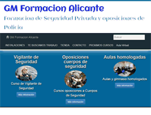 Tablet Screenshot of gmformacion.com